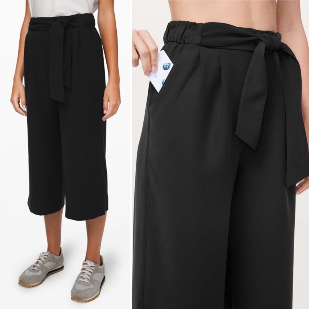 Lululemon Noir Crop Black